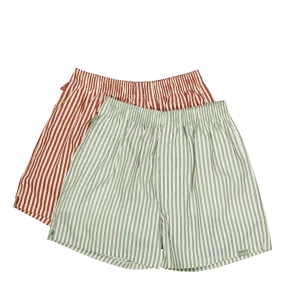 2-pack - Striped Boxers 400 Blue