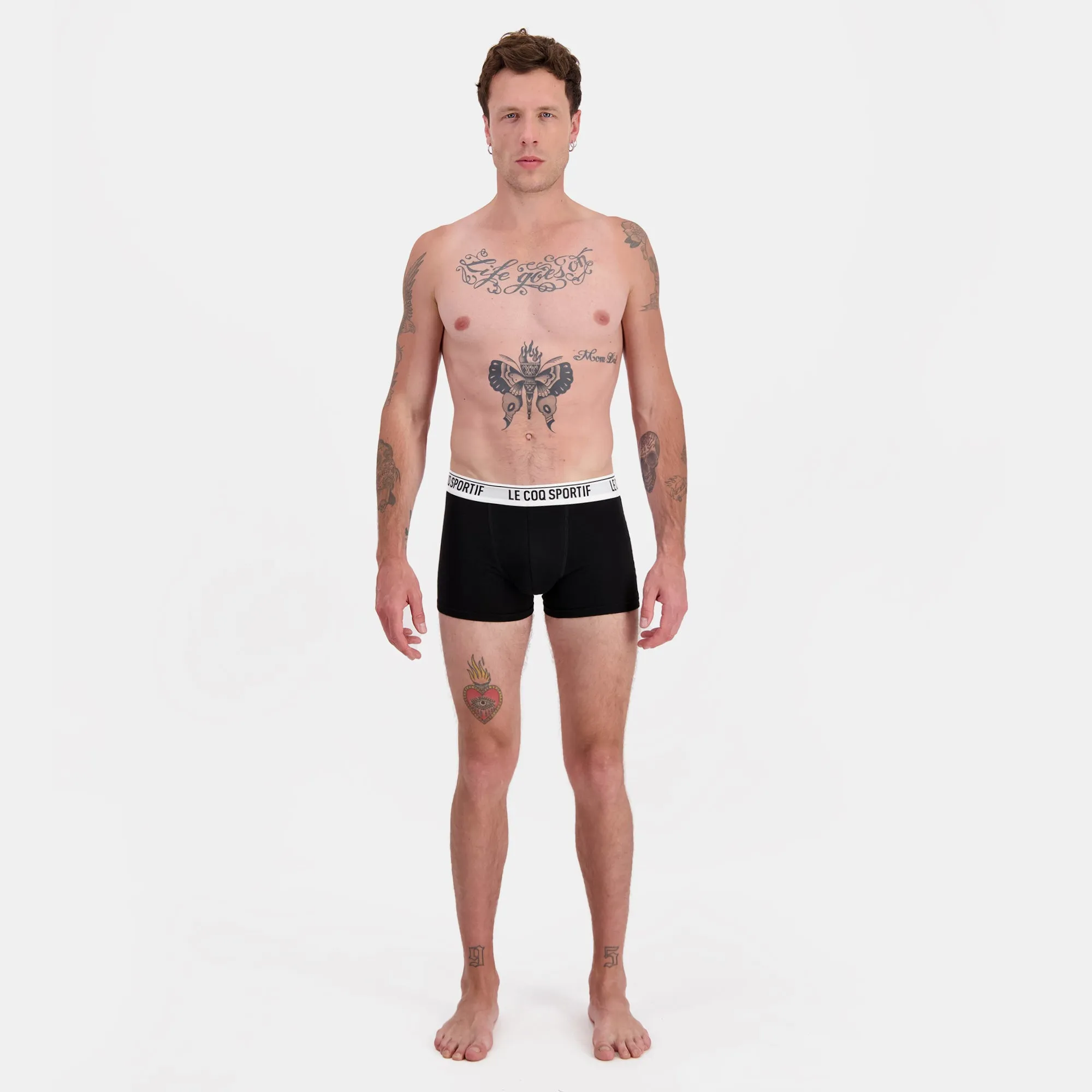 2422991-ESS SSVET Lot de 2 Boxer M new optical w | Lot 2 Boxers Homme