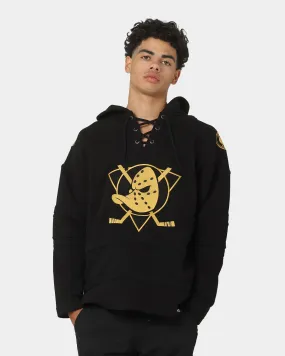 Anaheim Ducks Superior Lacer Hoodie by 47 Brand - Black and Gold Colorway