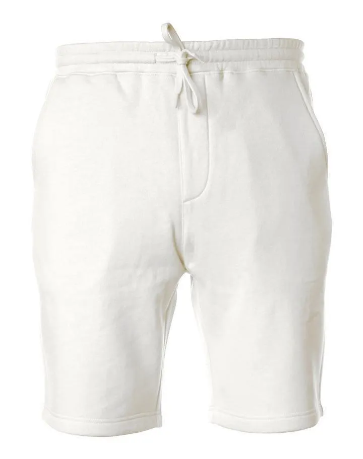 48 1-Color Print Pigment Dyed Fleece Shorts