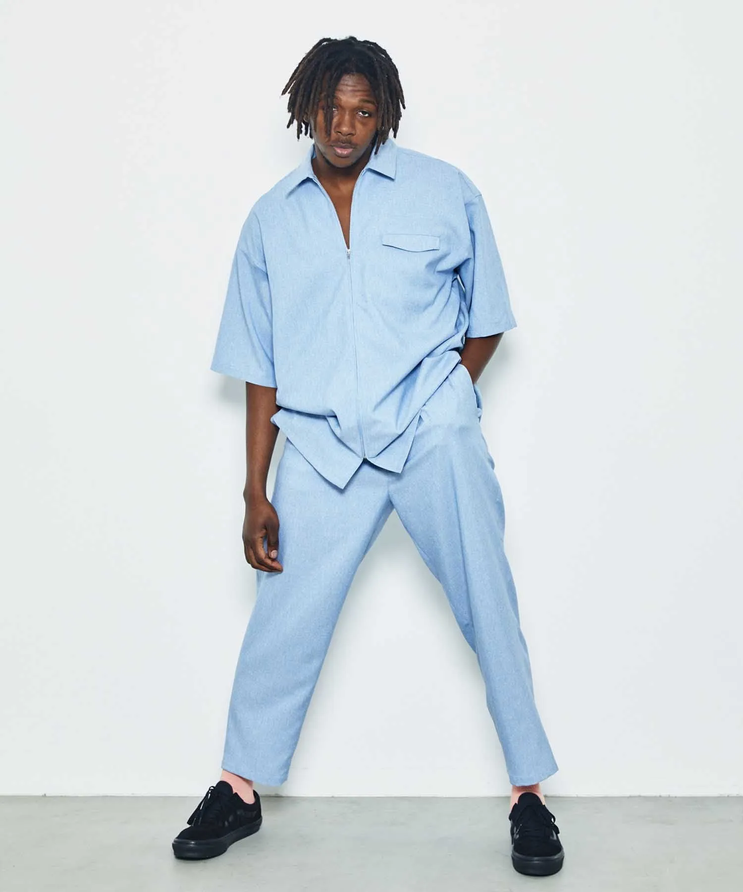 9L WIDE TUCK PANTS