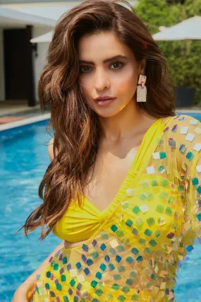 Aamna Sharif in our cover me in sunshine bikini set