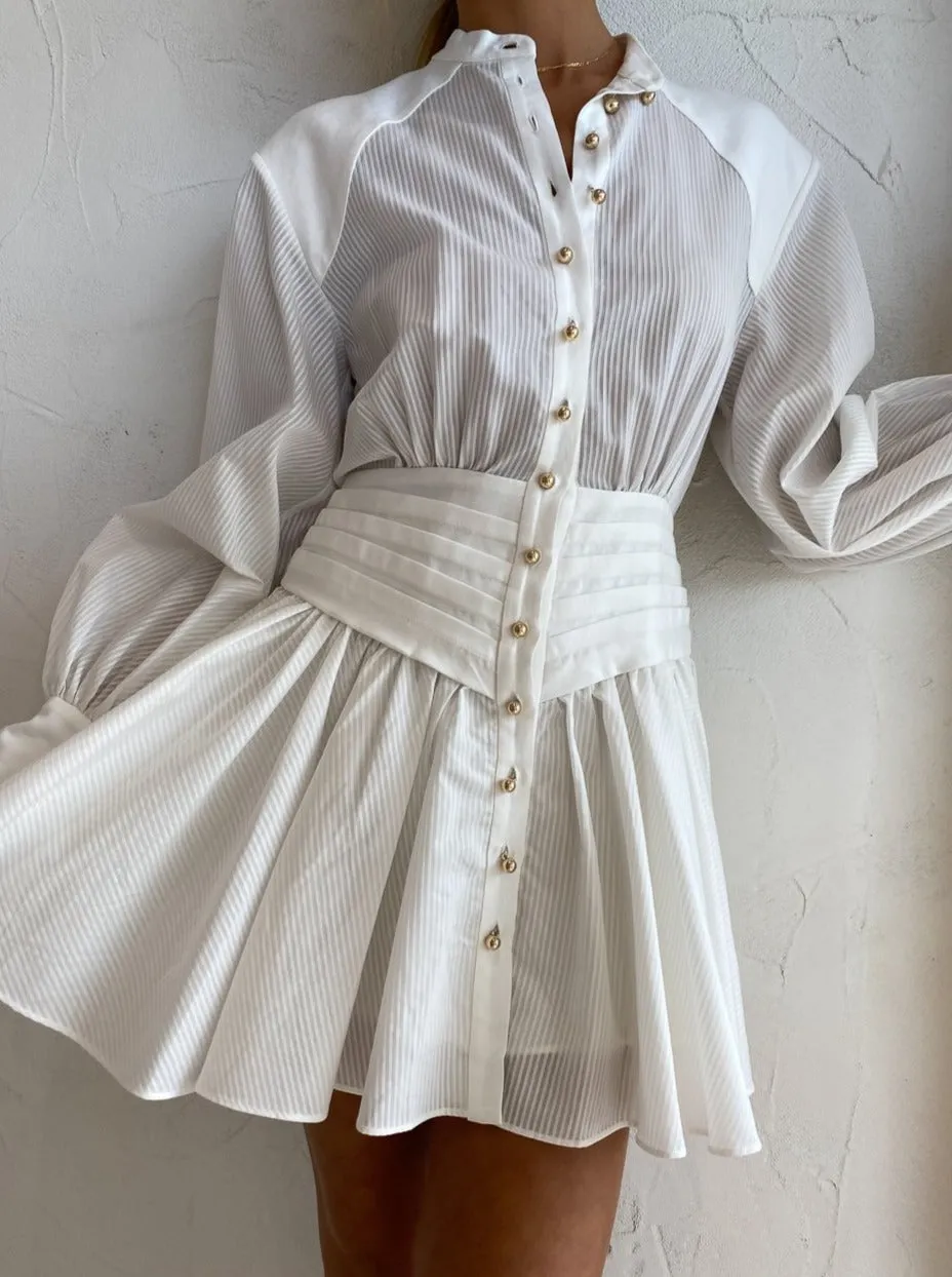 Acler Tyler Dress in Ivory