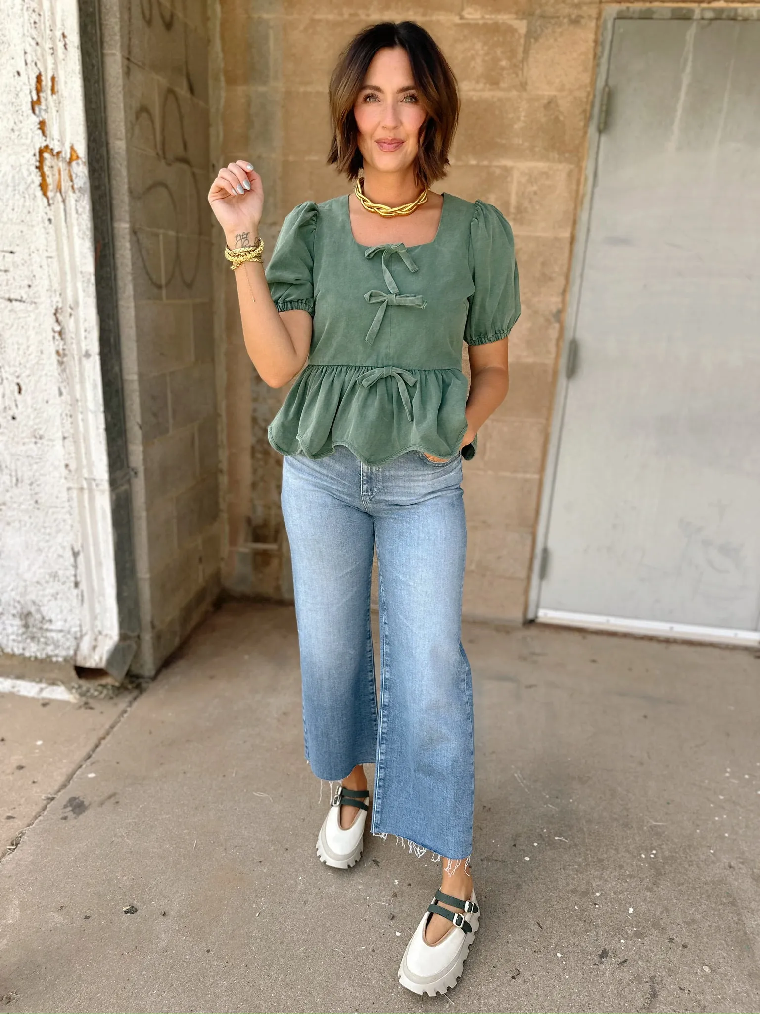 AG Jean | Saige Wide Leg Crop - 18 Years Oslo