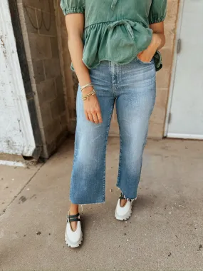 AG Jean | Saige Wide Leg Crop - 18 Years Oslo