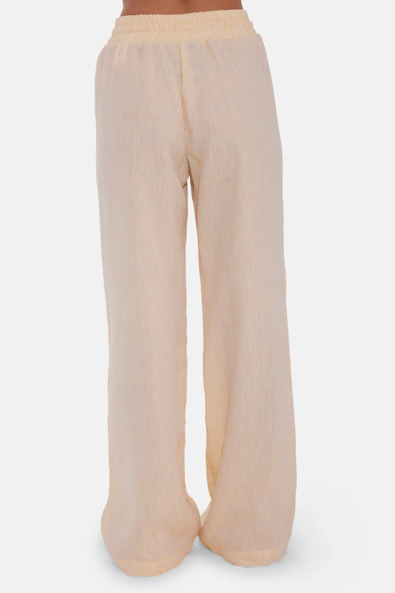Amber Waves Linen Pant Yellow