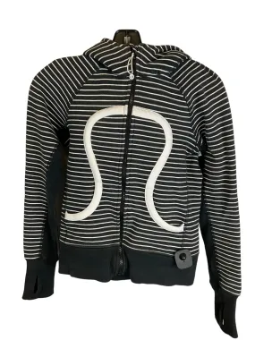 Athletic Jacket By Lululemon In Black, Size: 4