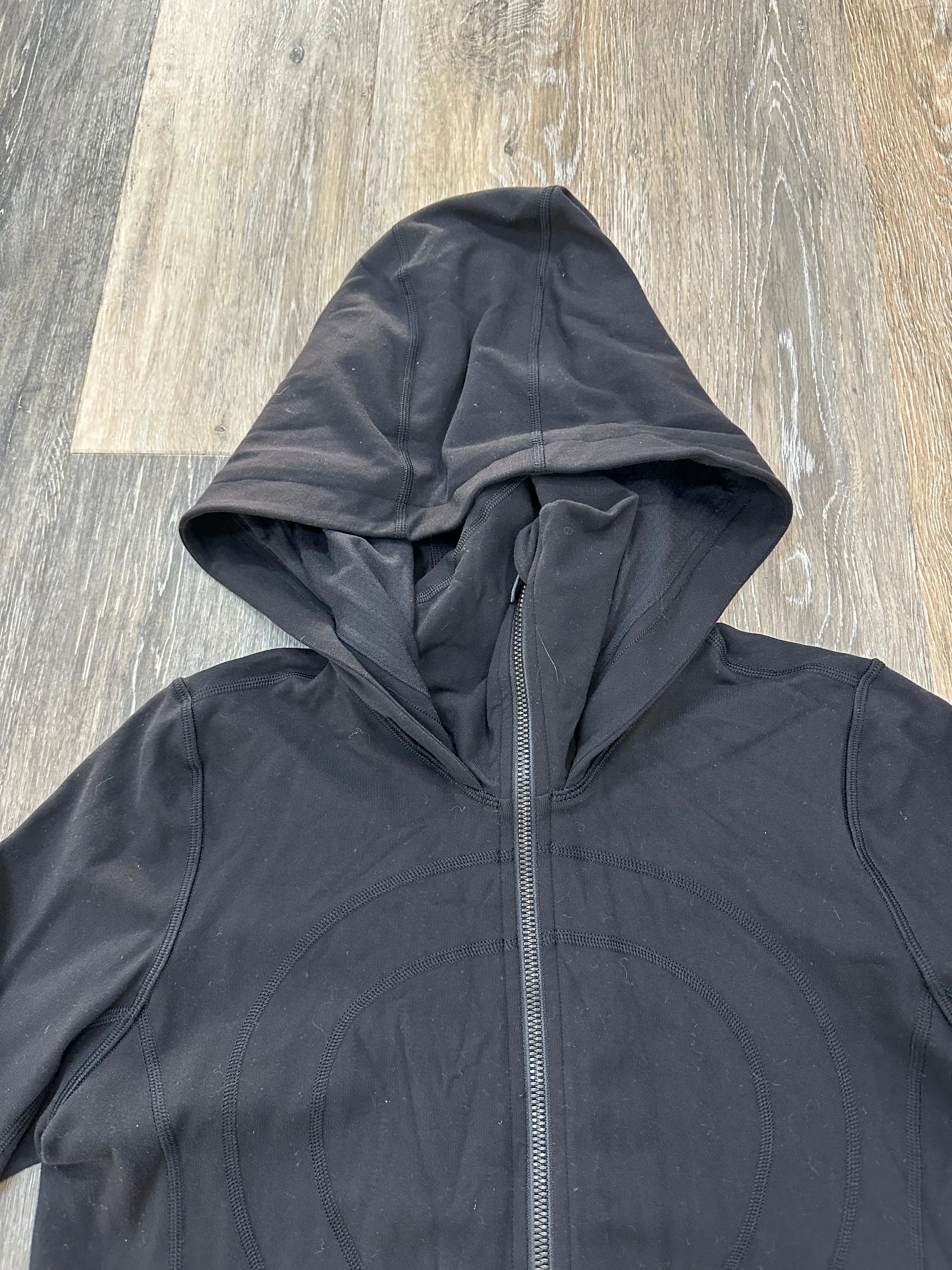 Athletic Jacket By Lululemon In Blue, Size: 6