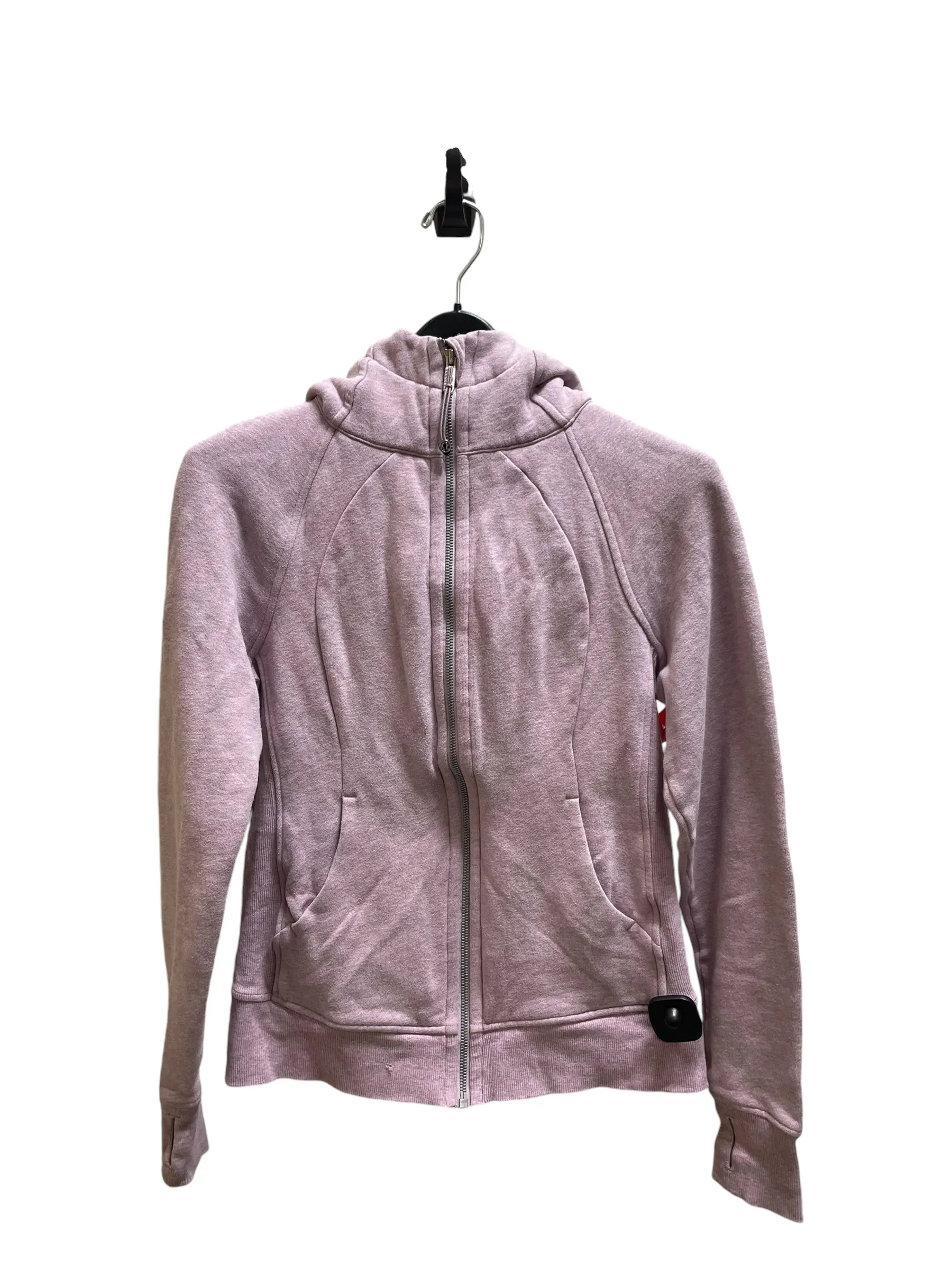 Athletic Jacket By Lululemon In Purple, Size: 6