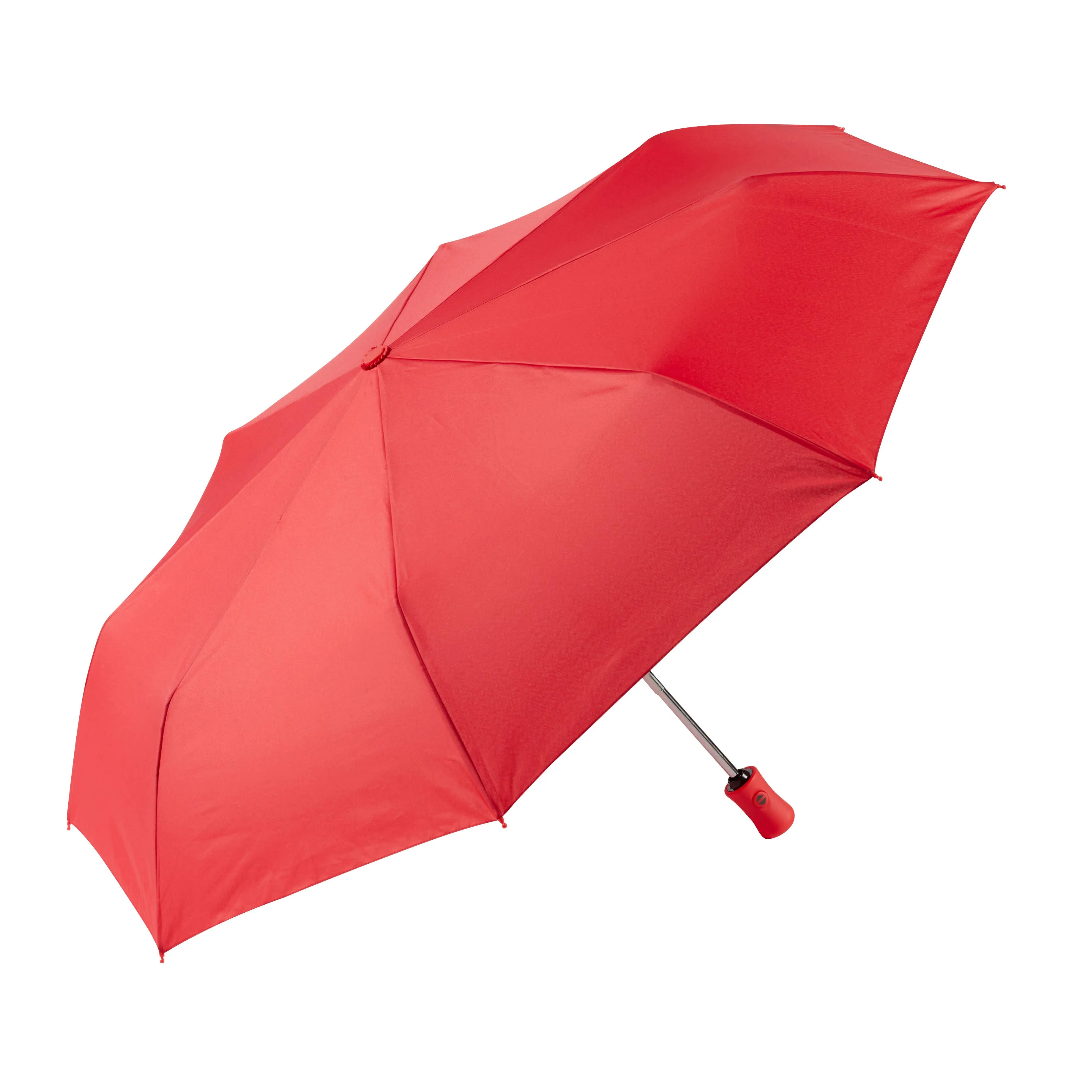Auto Open/Close Travel Umbrella- Solid Recycled Fabric