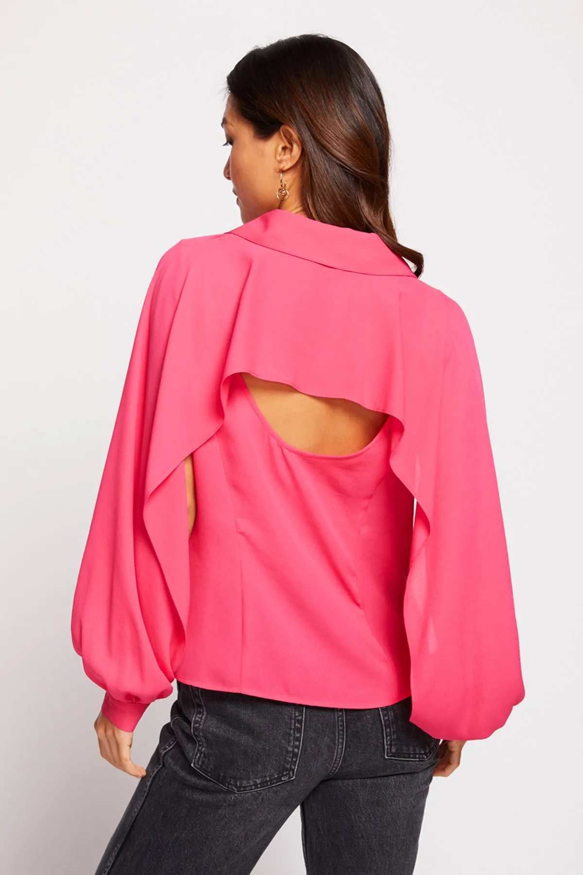 Bailey 44 Siff Blouse in Fuchsia