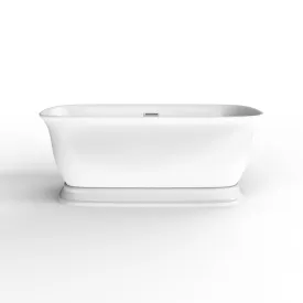 Bethany 59" Acrylic Freestanding Tub with Integral Drain
