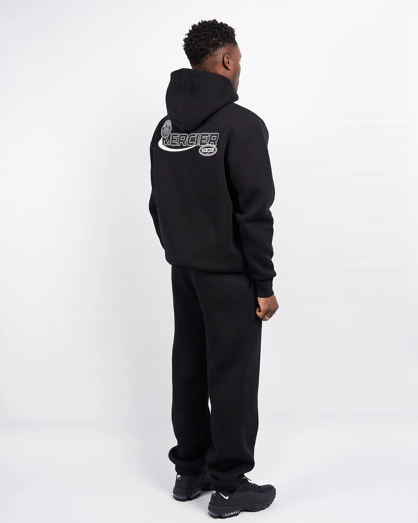 Black Racer Badge Joggers