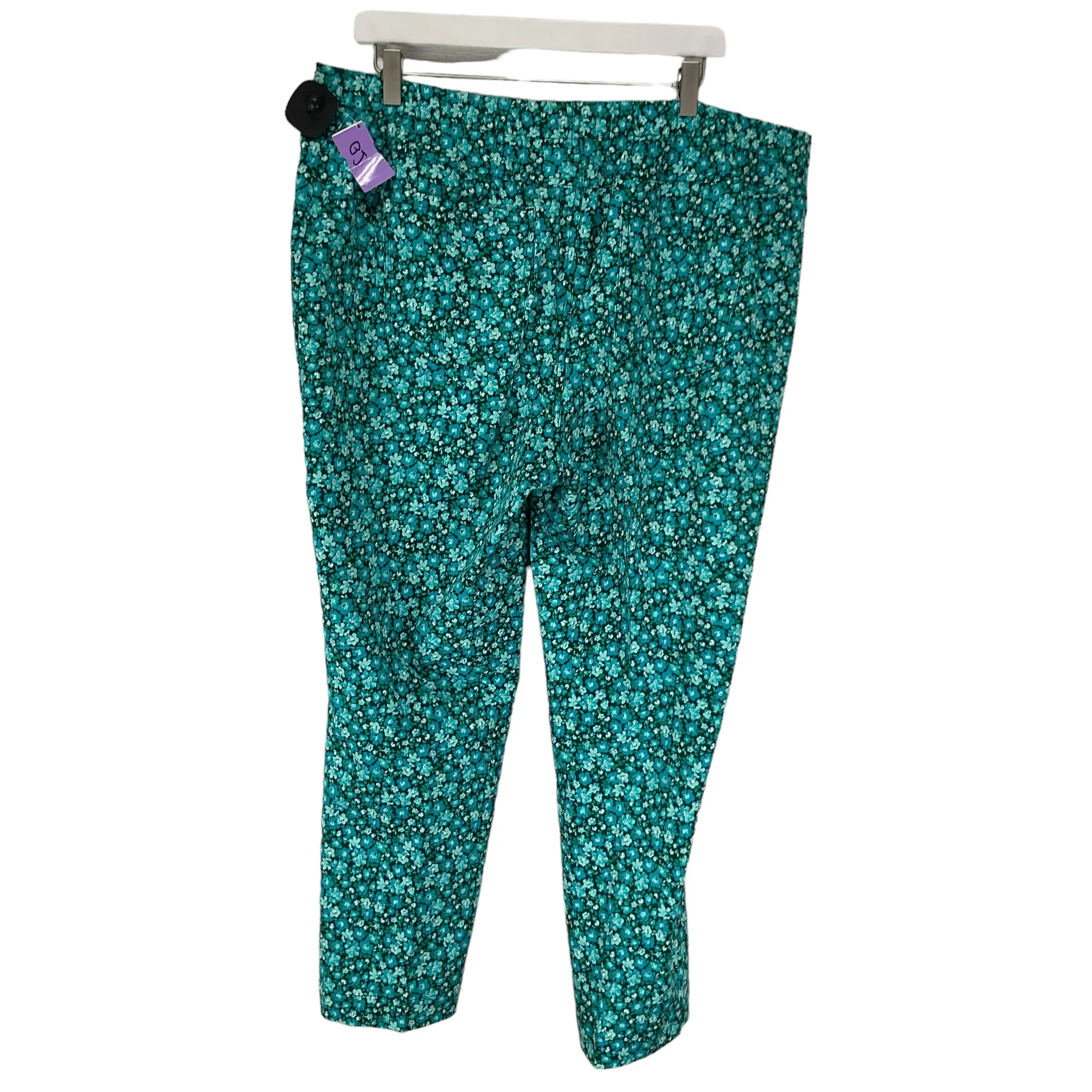 Blue Pants Wide Leg Isaac Mizrahi, Size 20