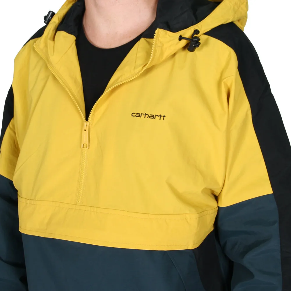 Carhartt WIP Barnes Pullover Jacket Colza Duck Blue Black