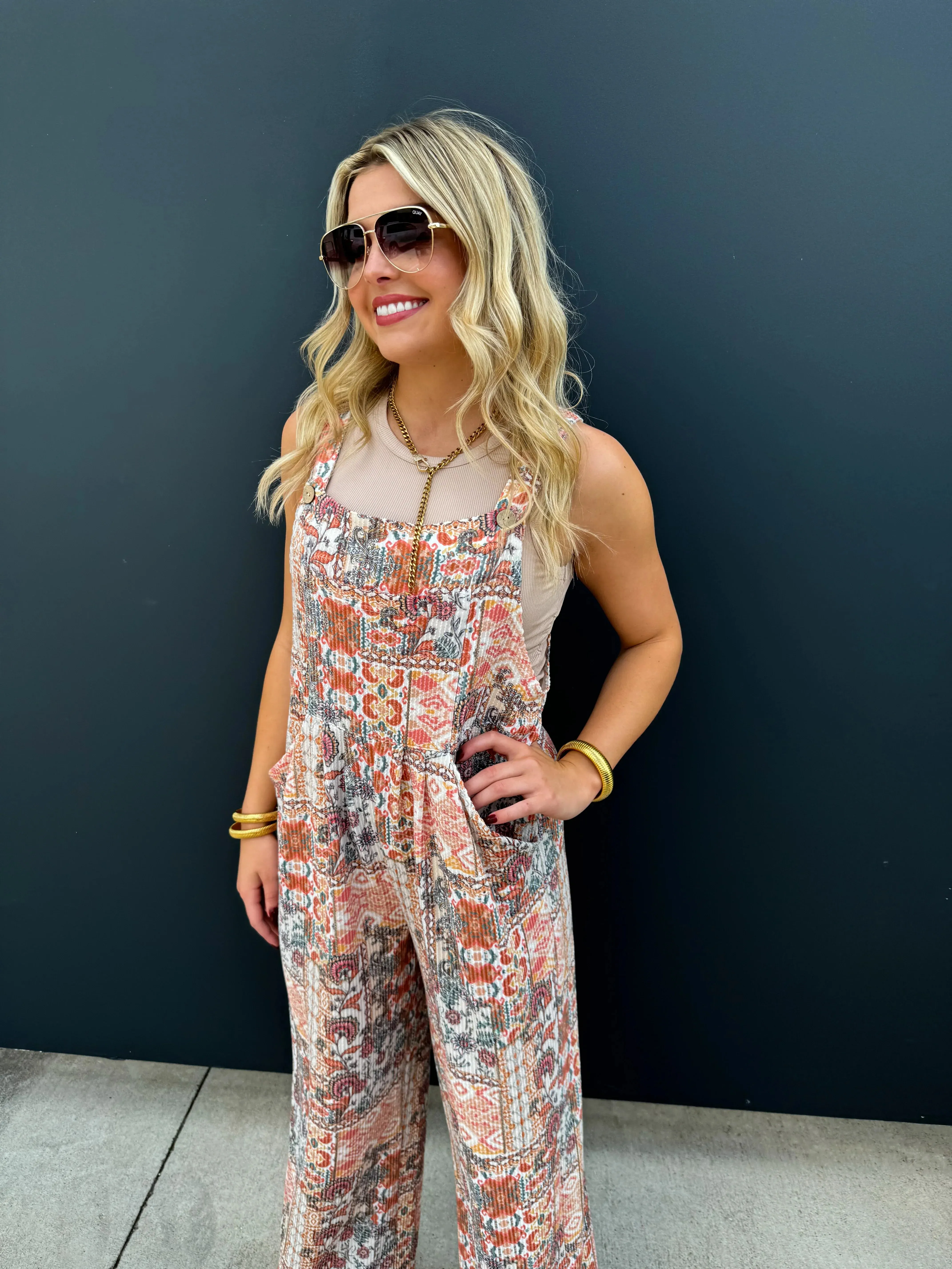 Cassidy Fall Boho Overalls in Two Colors