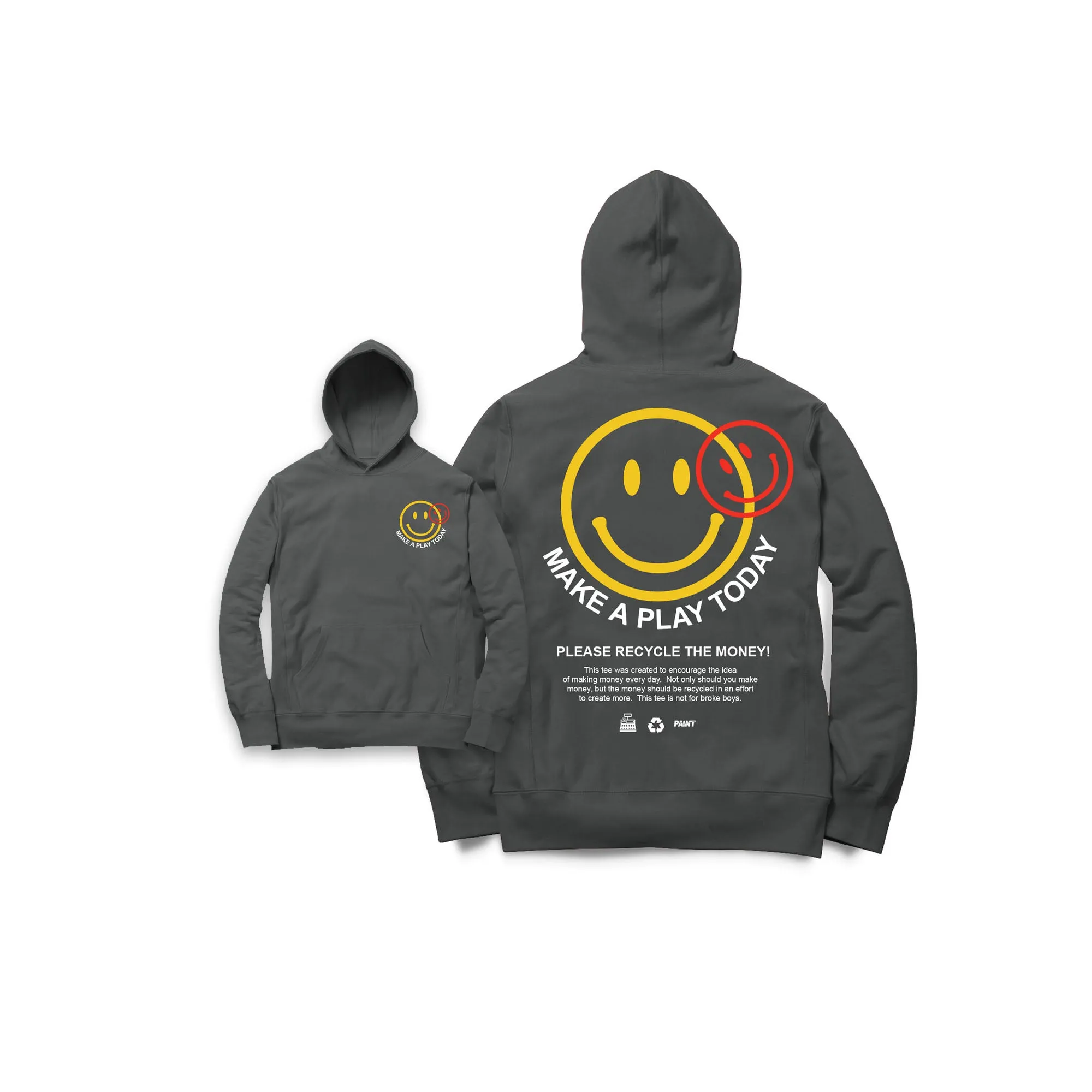 Charcoal Grey Make A Play Hoodie
