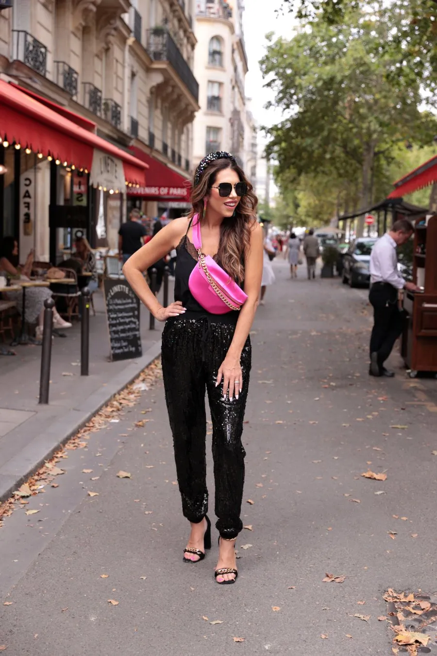Chasing The Spotlight Sequin Joggers