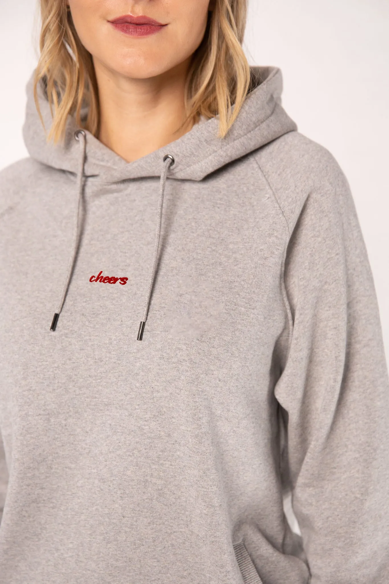 Cheers Collection | Bestickter Bio-Baumwoll Frauen Hoodie