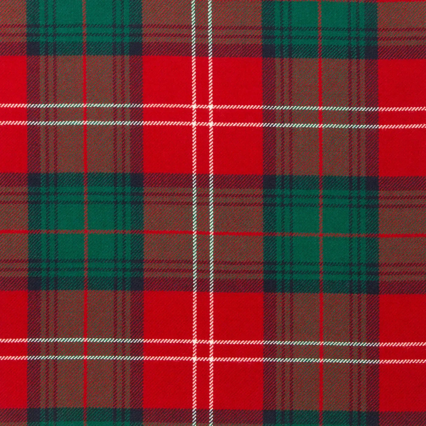 Chisholm Red Modern All Wool Light Weight Tartan
