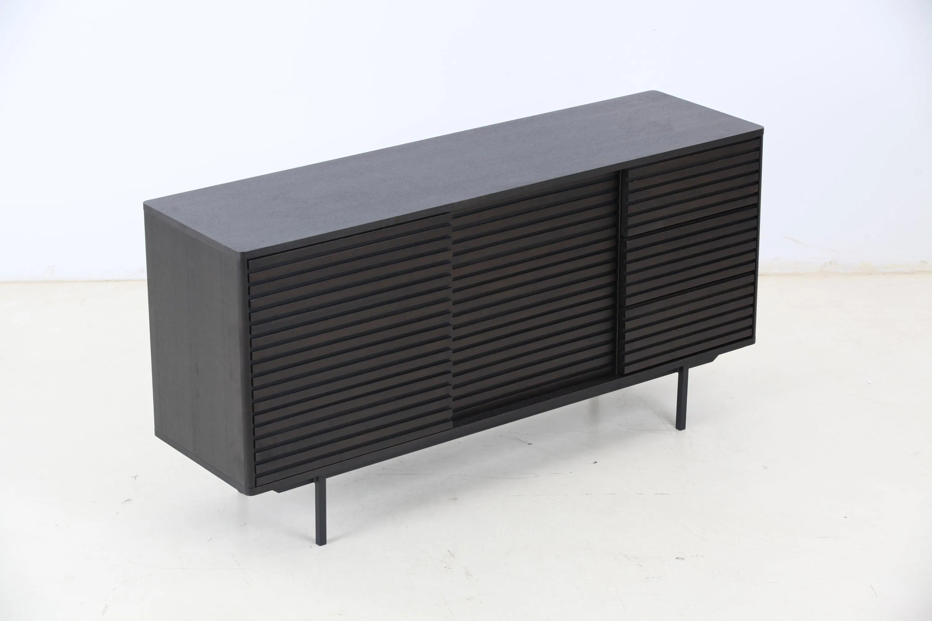 COMBO Mid-Century Sideboard or TV Stand with Storage for Living Room, Kitchen