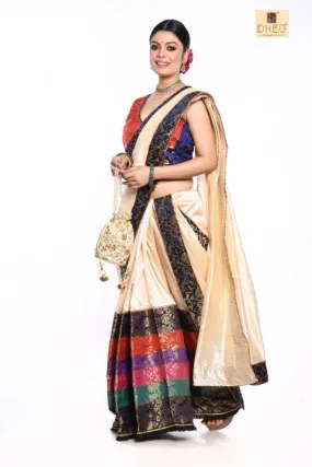Dheu Designer Mekhela Chador - Flavour of Assam