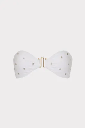 Diamond Heat Set Bandeau Bikini Top