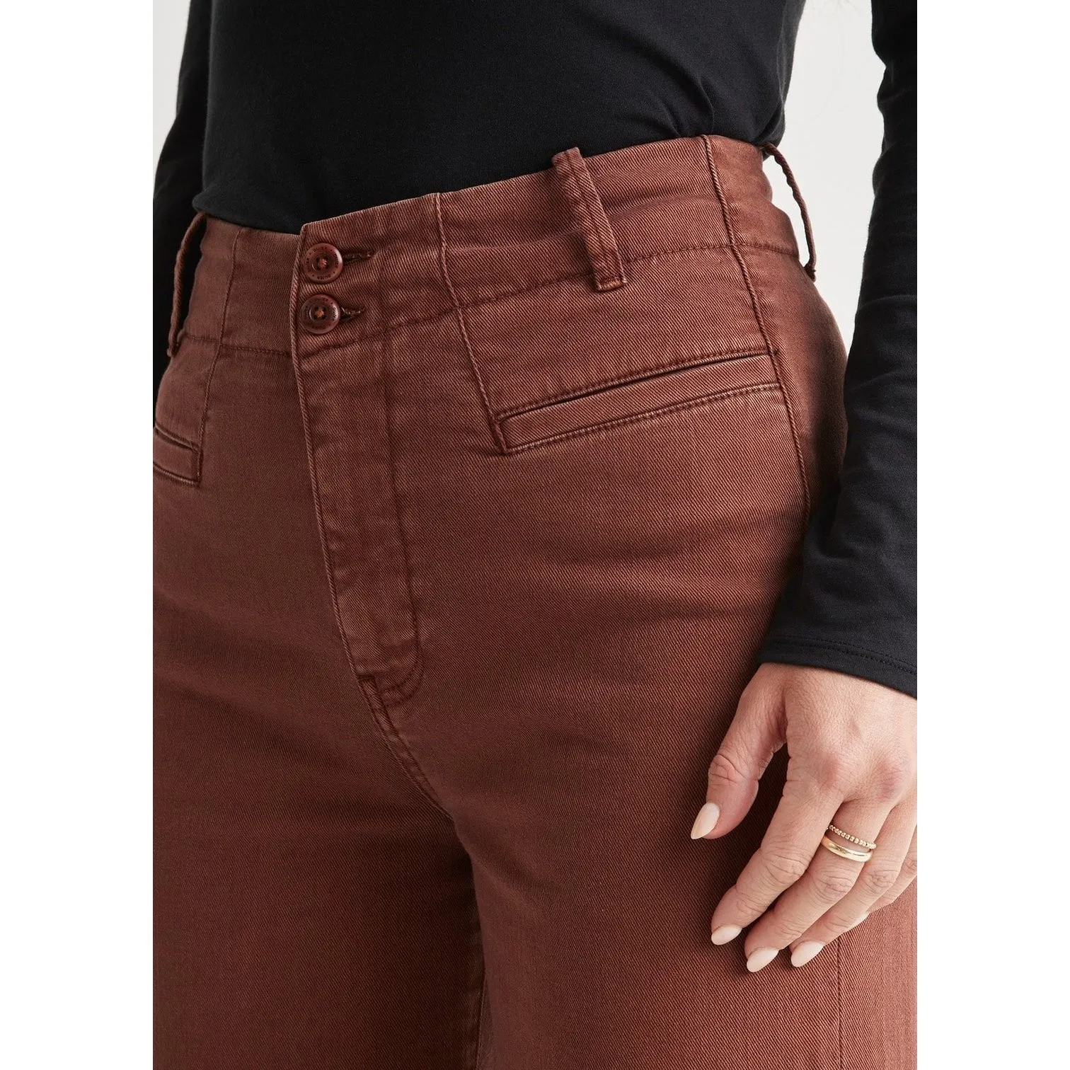 Du/er LuxTwill High Rise Trouser