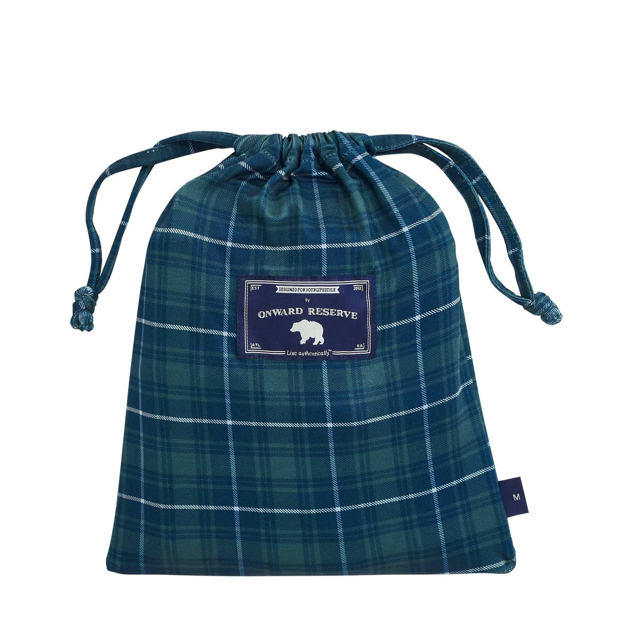Dutton Plaid Performance Boxer - Dark Forest