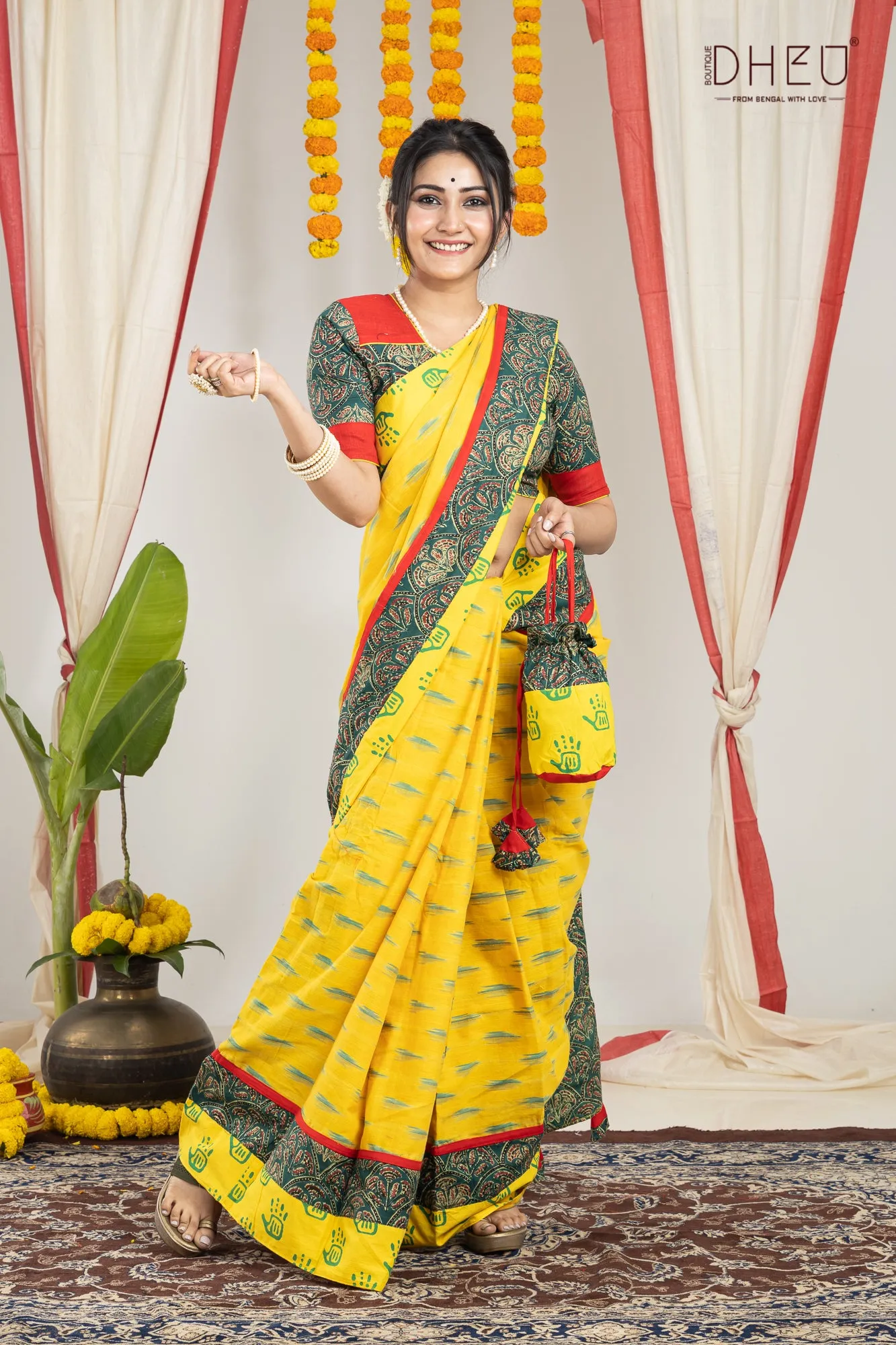 Ei Bosonte- Dheu Signature Fusion Saree
