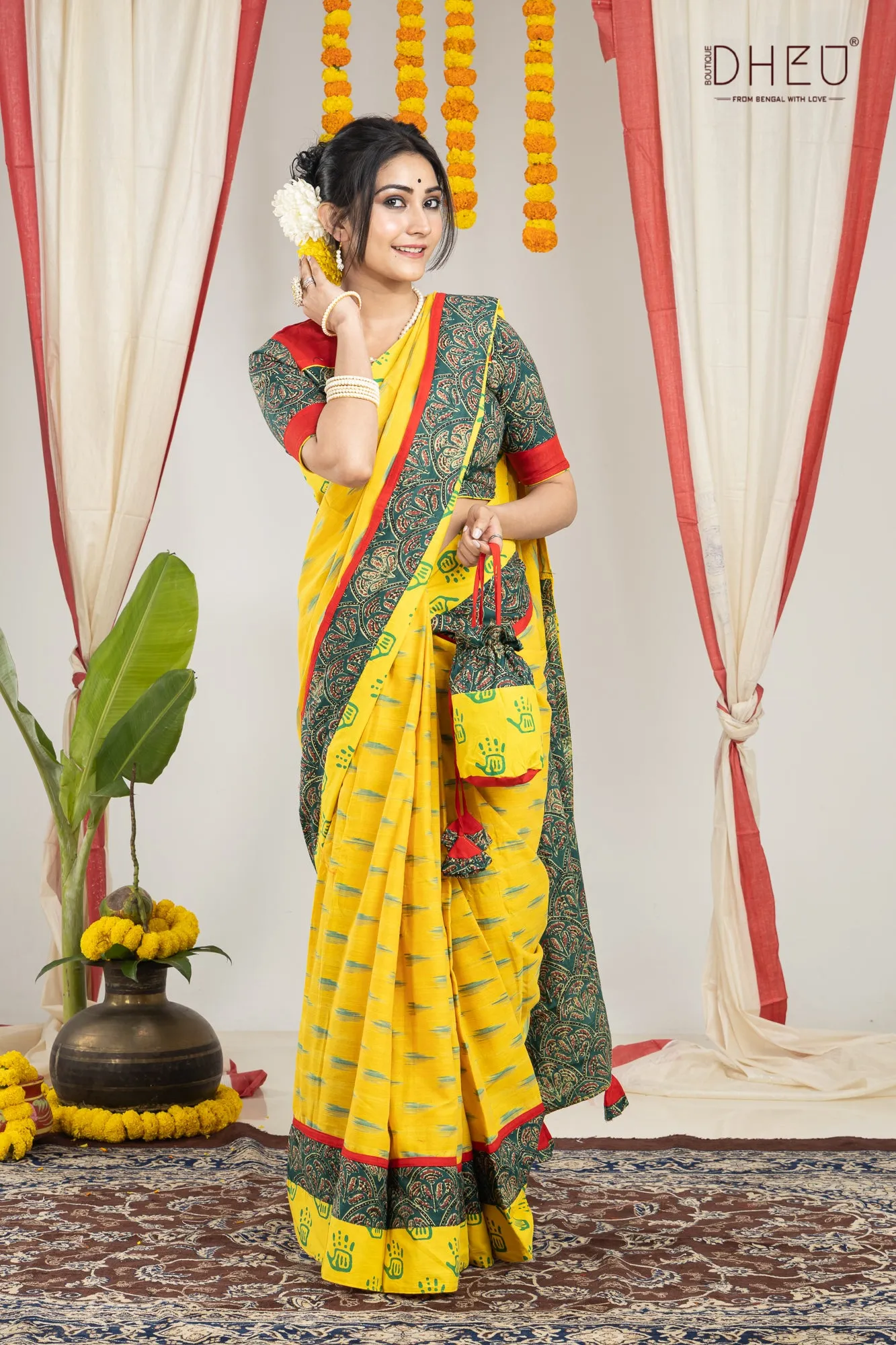 Ei Bosonte- Dheu Signature Fusion Saree