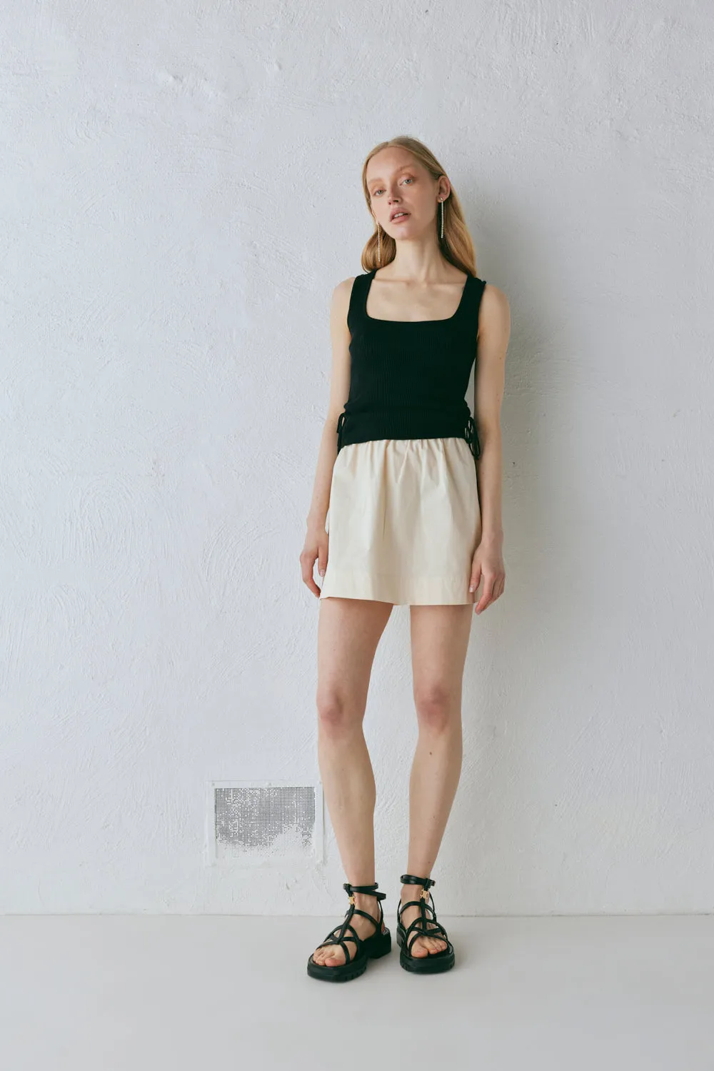 Elka Mini Skirt Cream