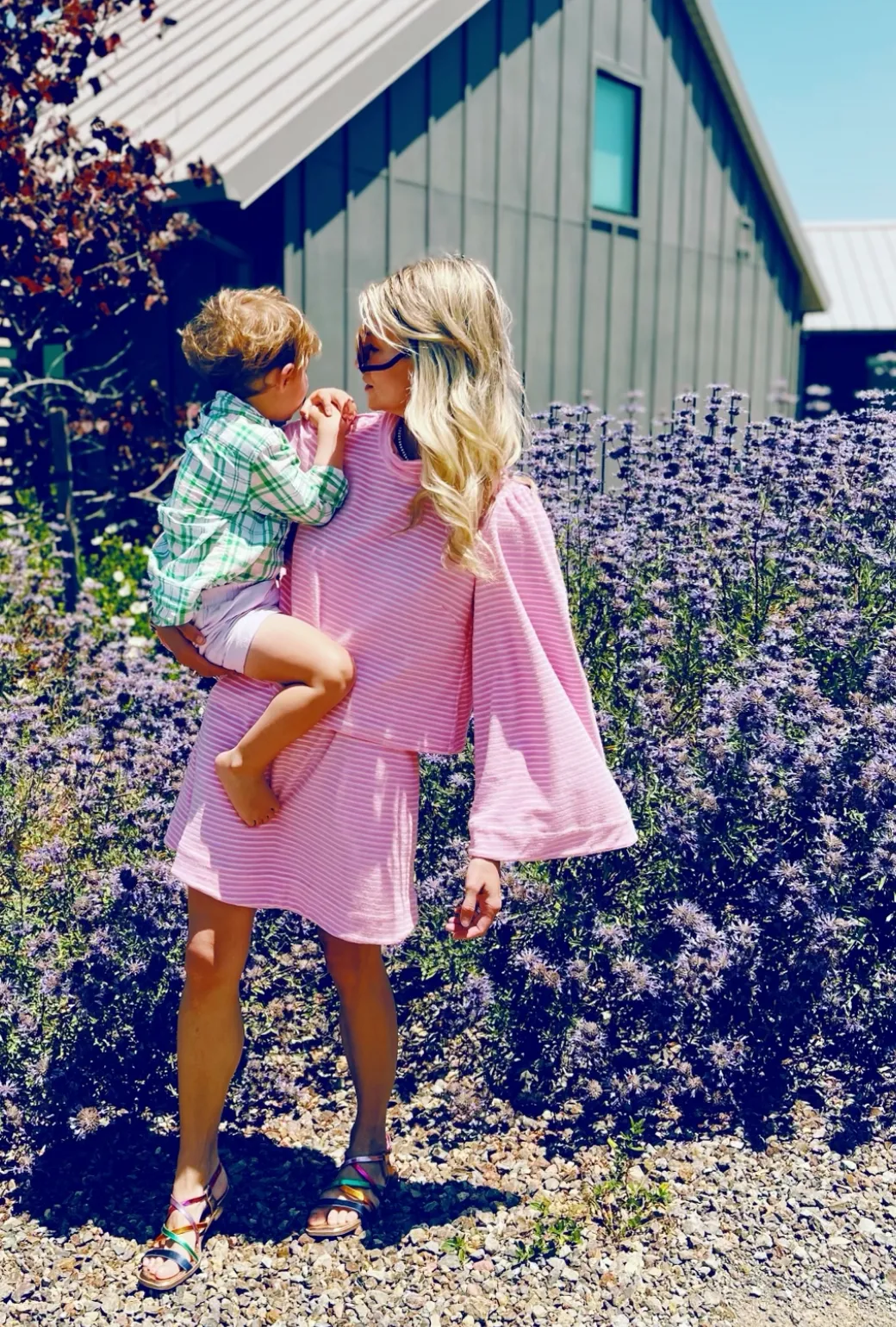 Everyday MINI Skirt - Pink Terry Cloth