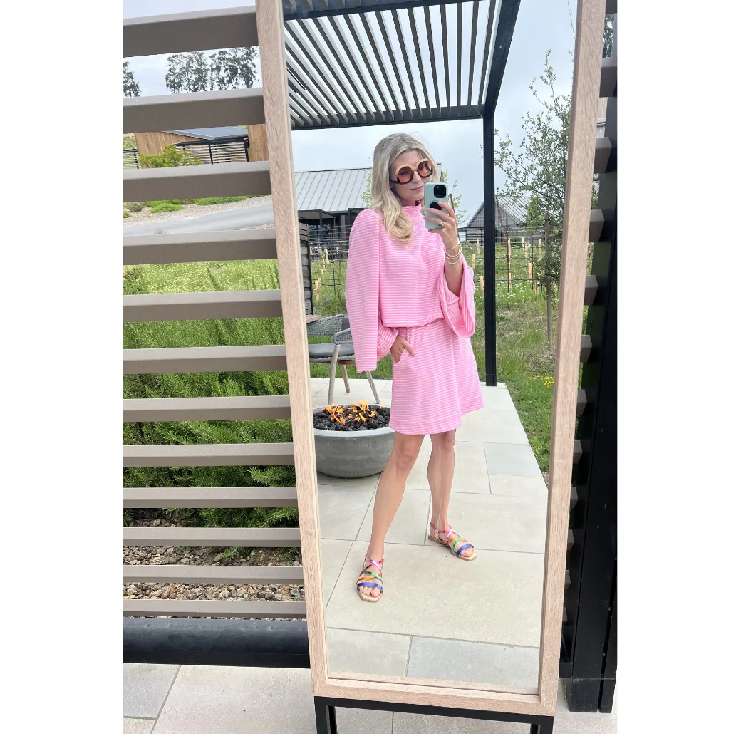 Everyday MINI Skirt - Pink Terry Cloth