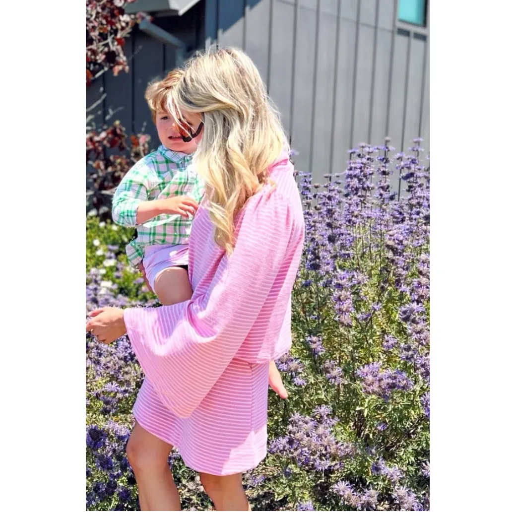 Everyday MINI Skirt - Pink Terry Cloth