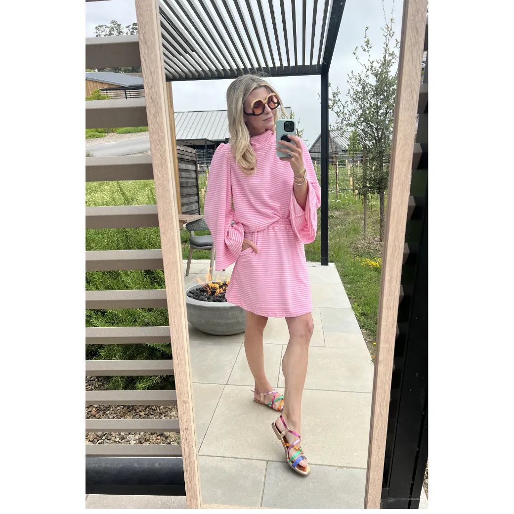 Everyday MINI Skirt - Pink Terry Cloth