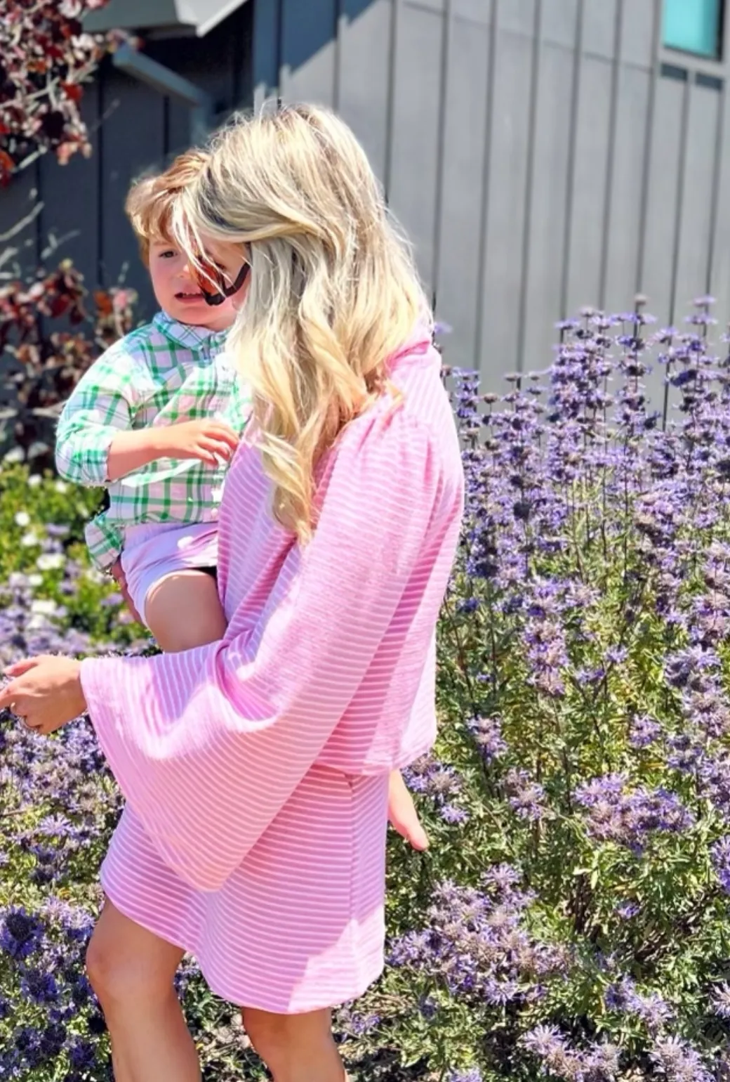 Everyday MINI Skirt - Pink Terry Cloth
