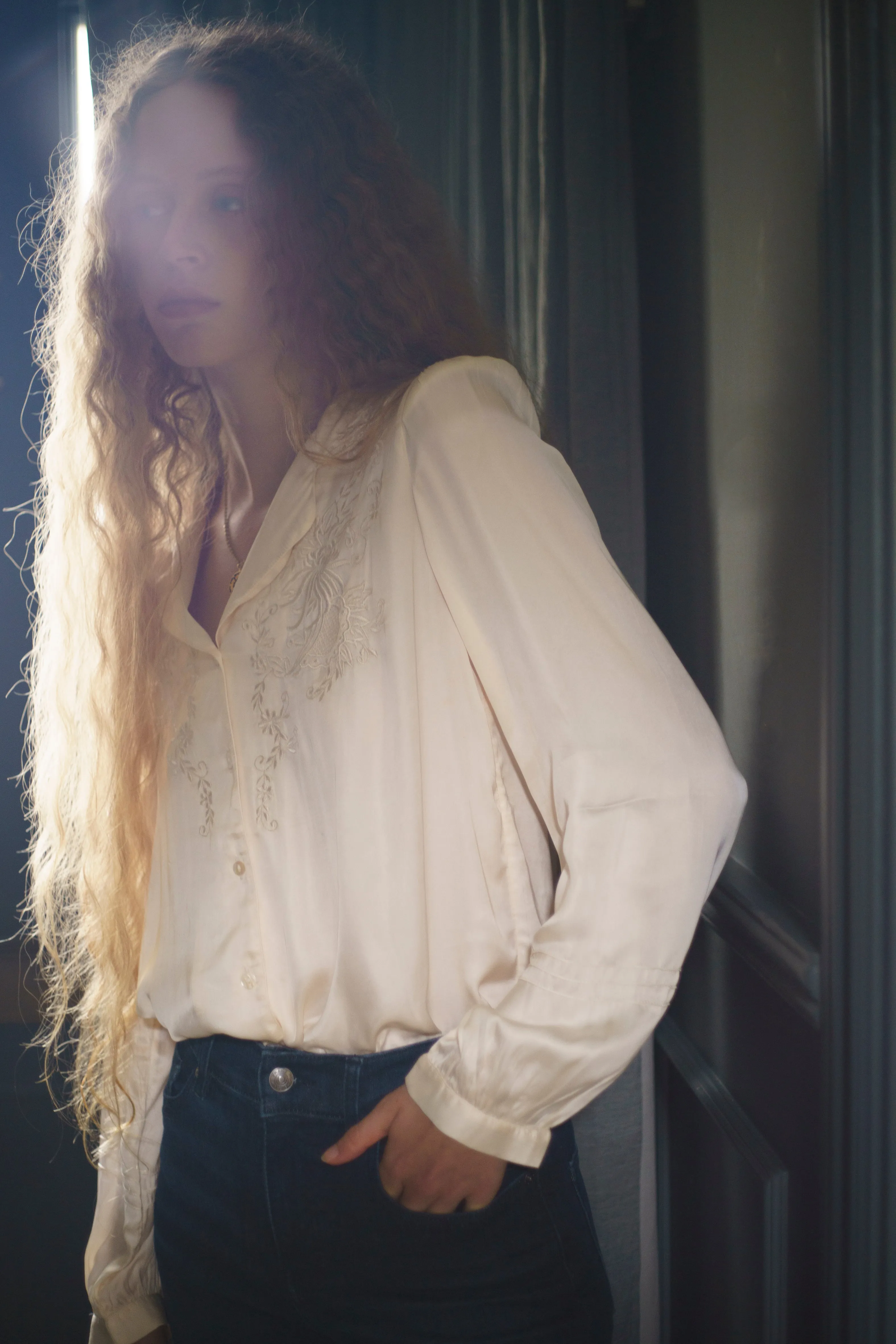 Faune Eloise Blouse Oyster