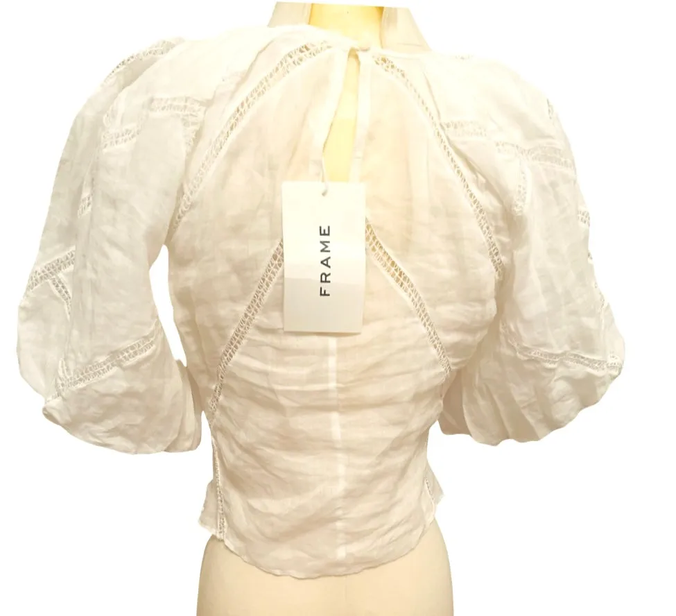 FRAME white blouse