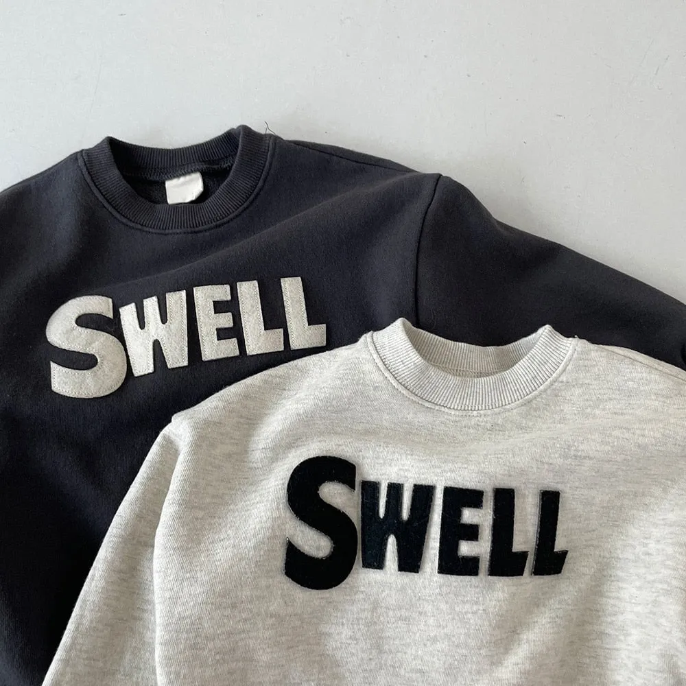 Grey Sweatshirt and Joggers Set