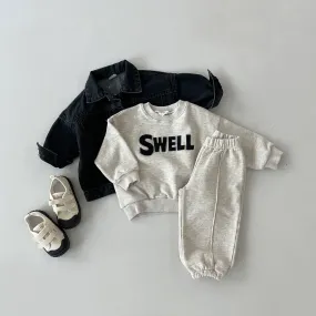 Grey Sweatshirt and Joggers Set
