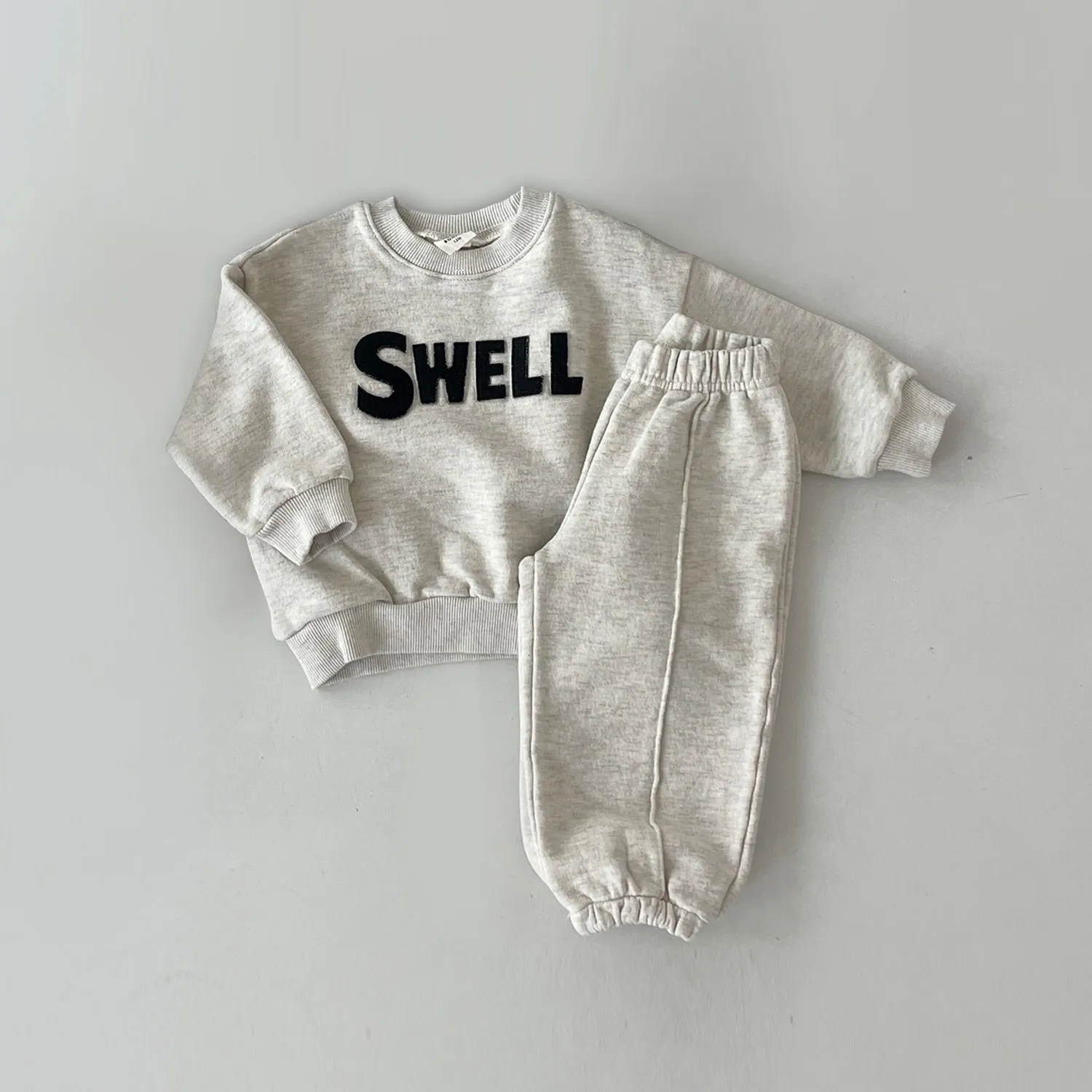 Grey Sweatshirt and Joggers Set