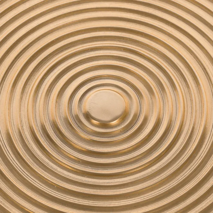 Hypnotising Round Coffee Table Gold