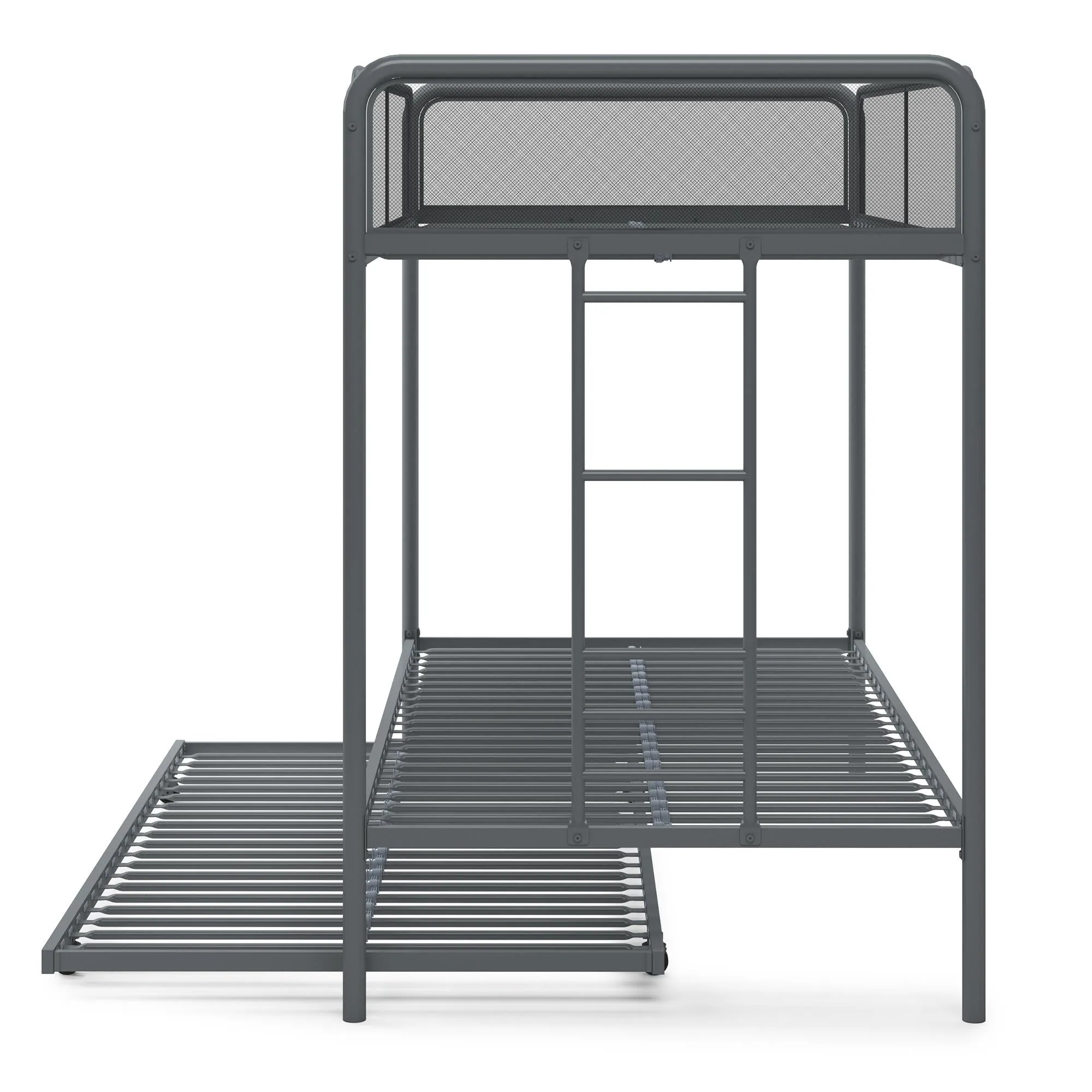 Isaiah Metal Bunk Bed with Trundle