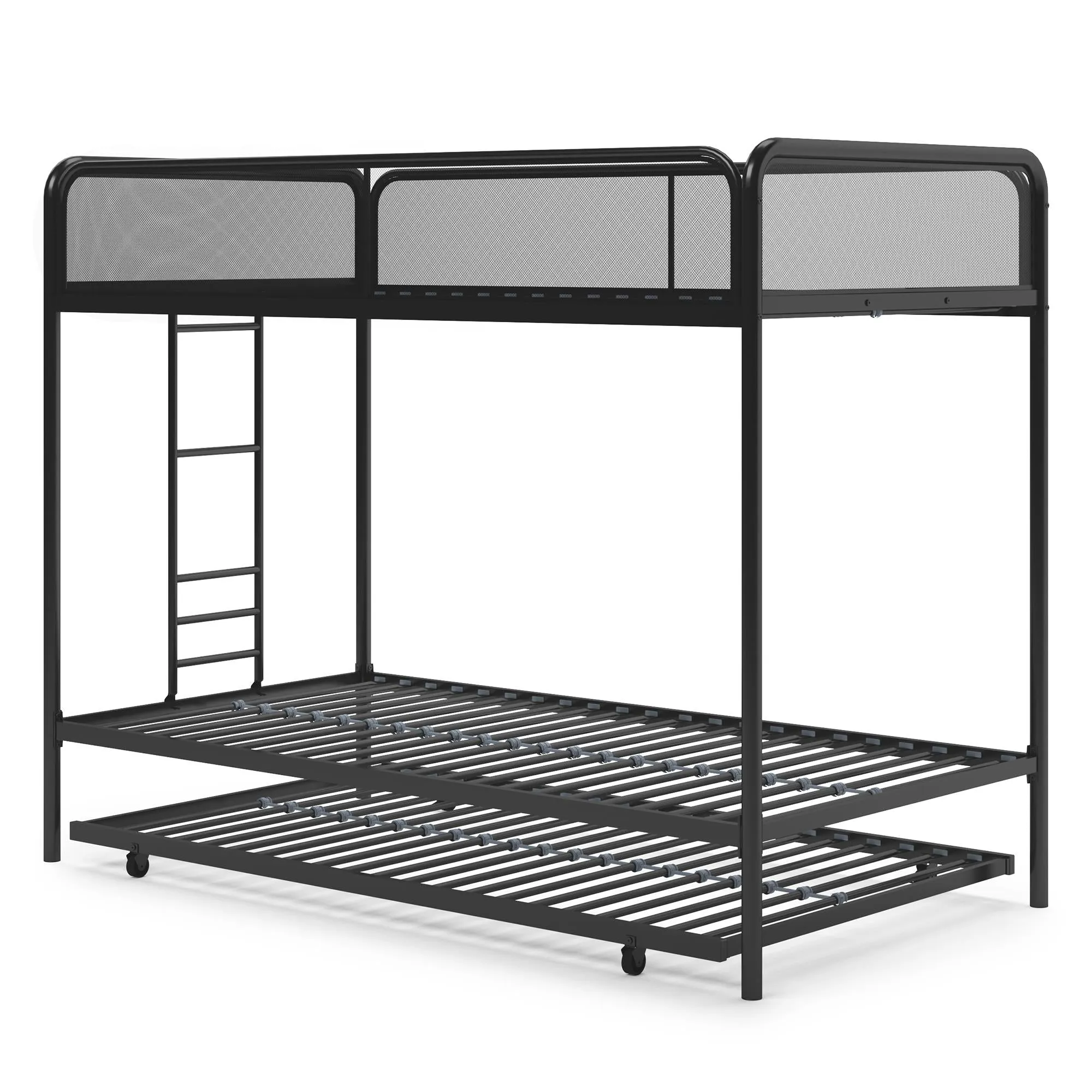 Isaiah Metal Bunk Bed with Trundle
