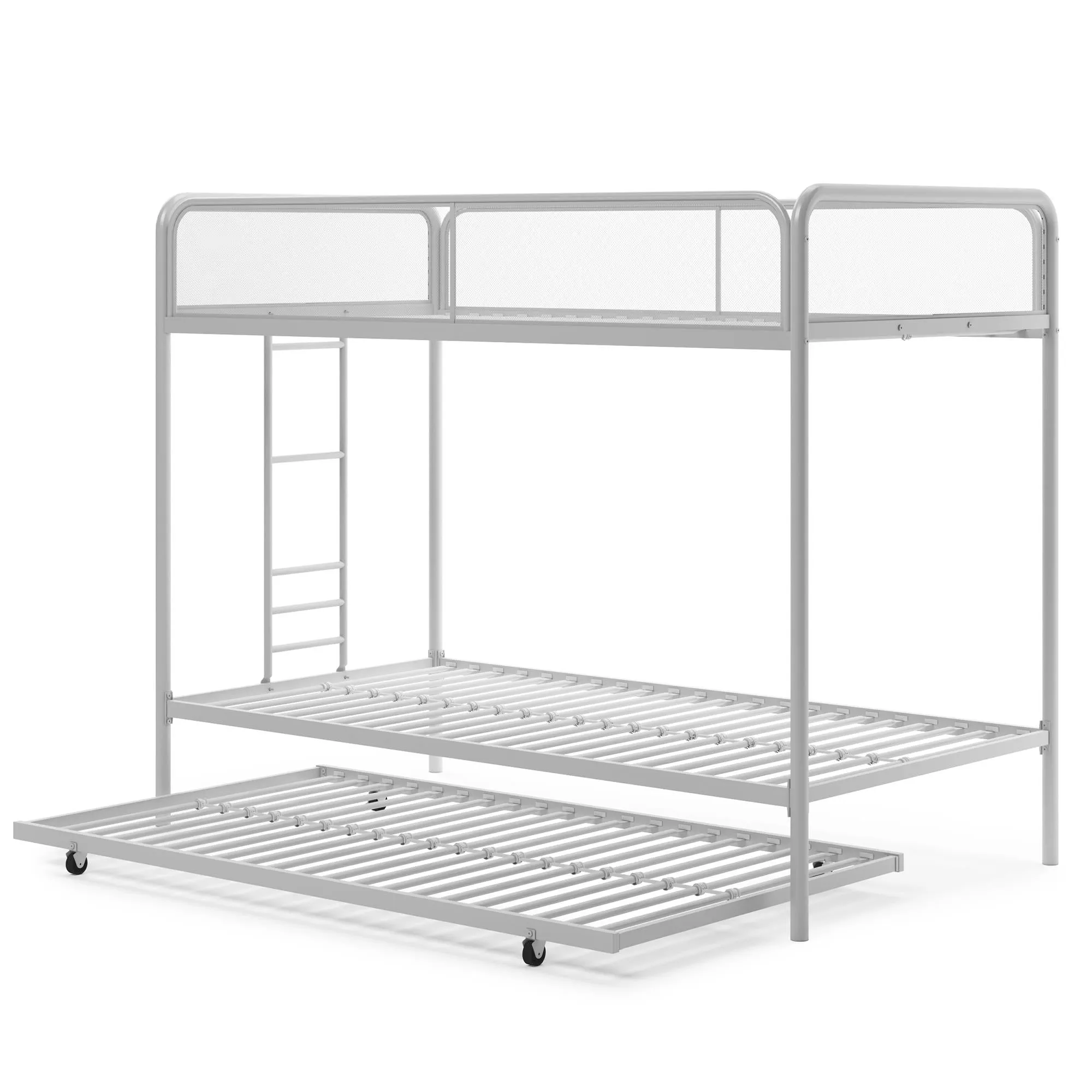 Isaiah Metal Bunk Bed with Trundle