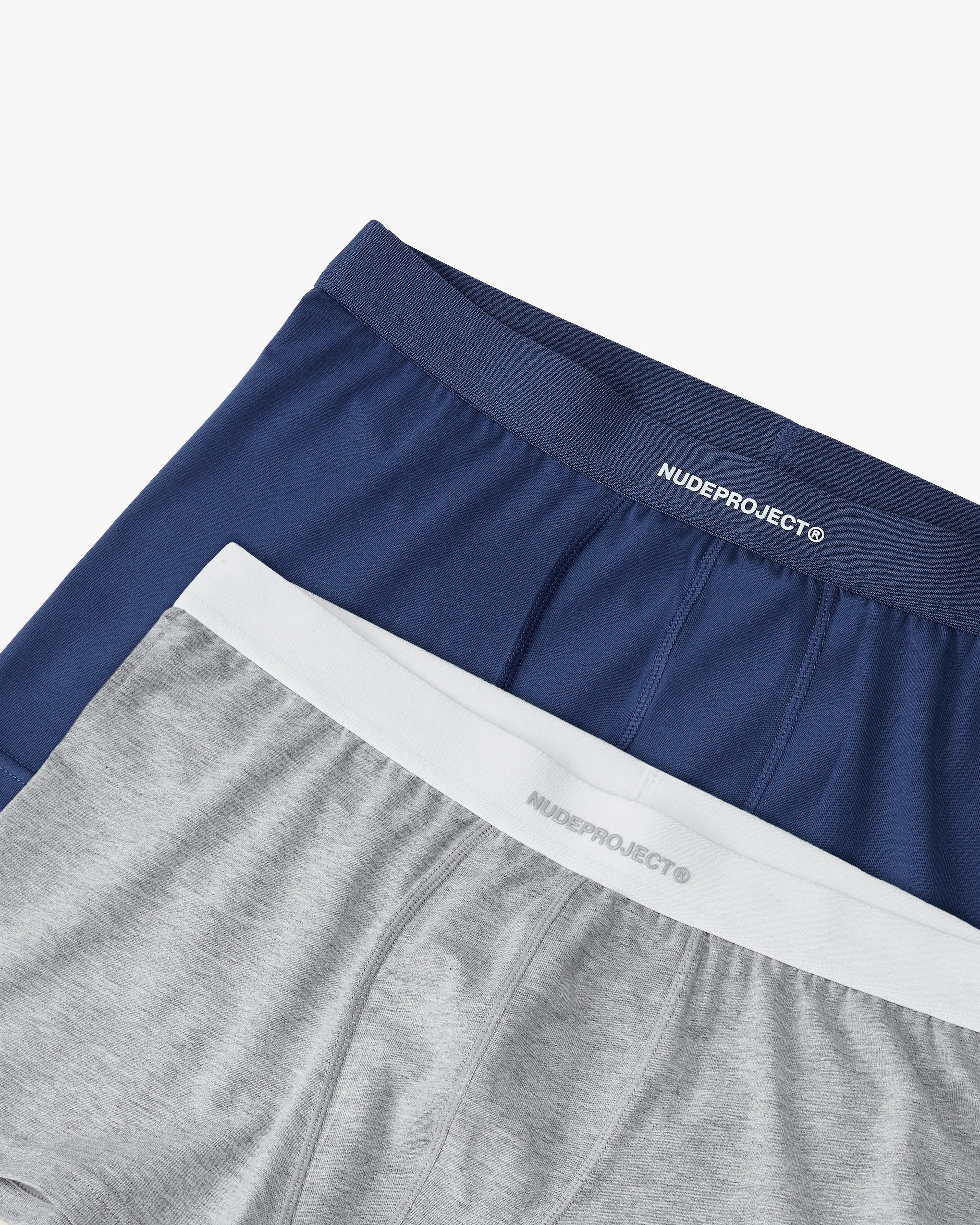 JAKE BRIEF DOUBLE PACK - GREY/NAVY