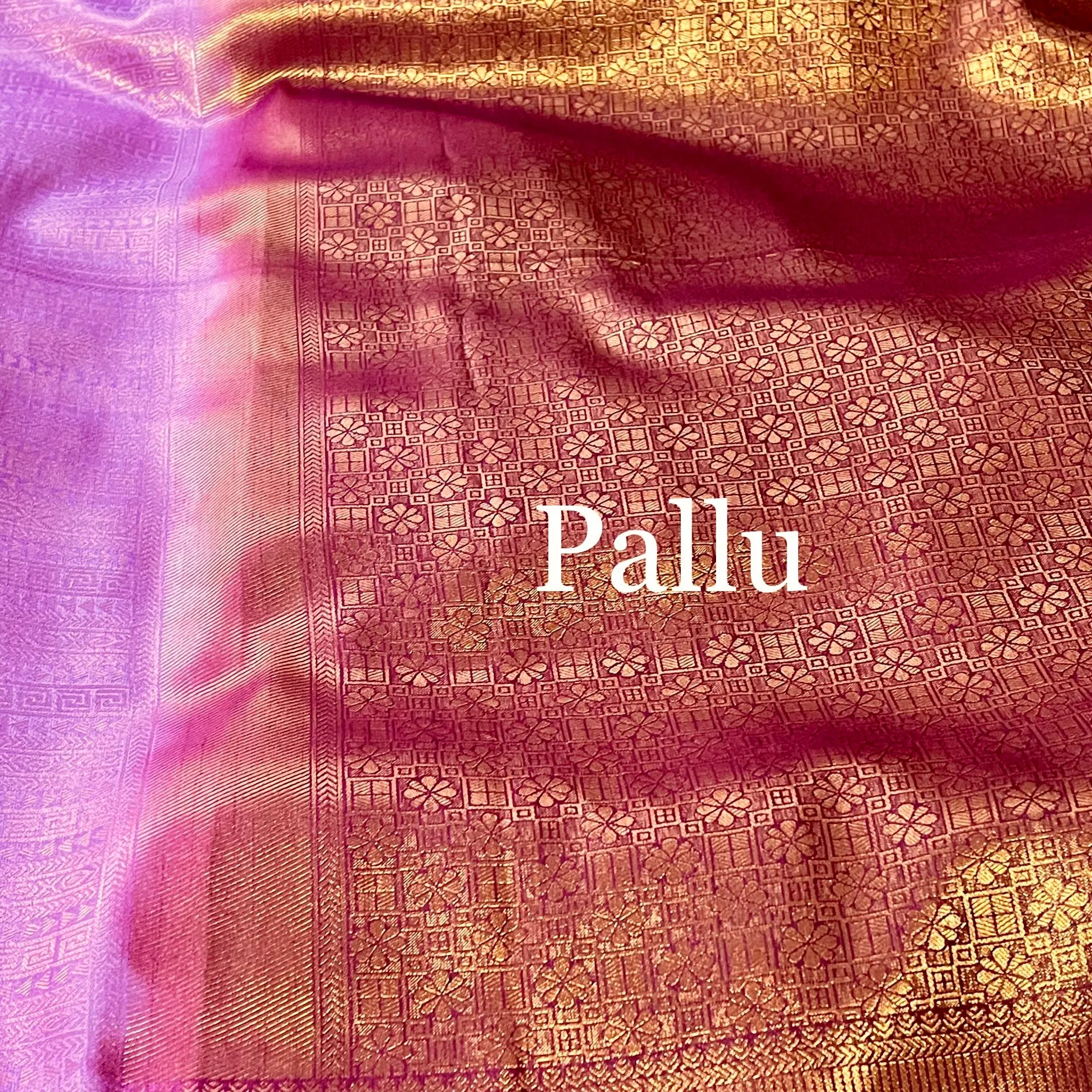Lilac (Purple) & Maroon Soft Silk Banarasi Saree with stitched Blouse