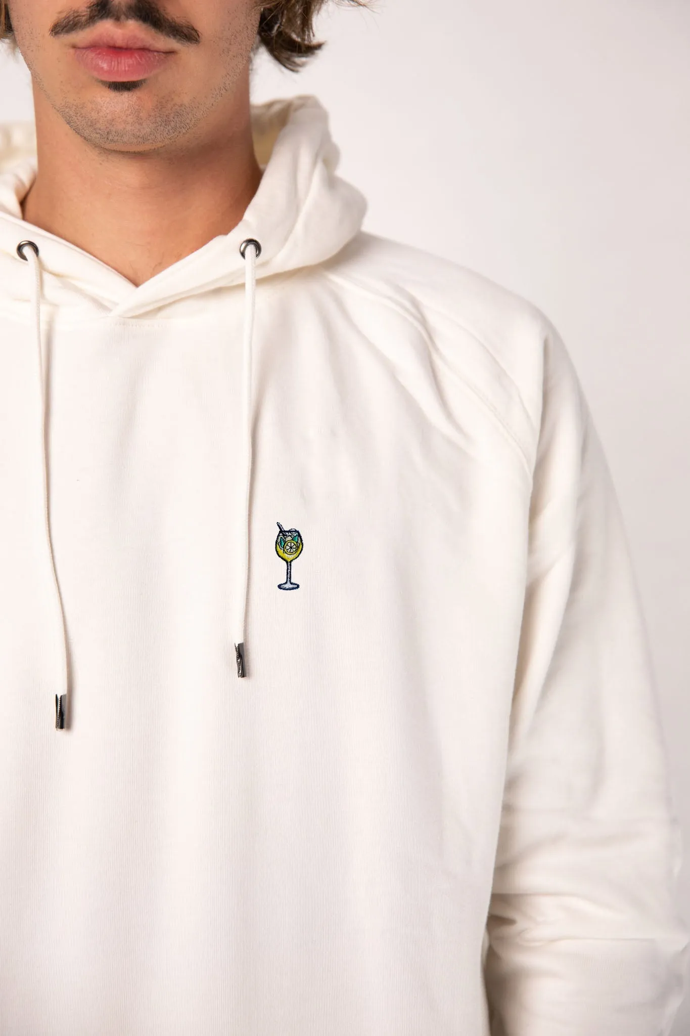 Limoncello Spritz  | Bestickter Bio-Baumwoll Männer Hoodie