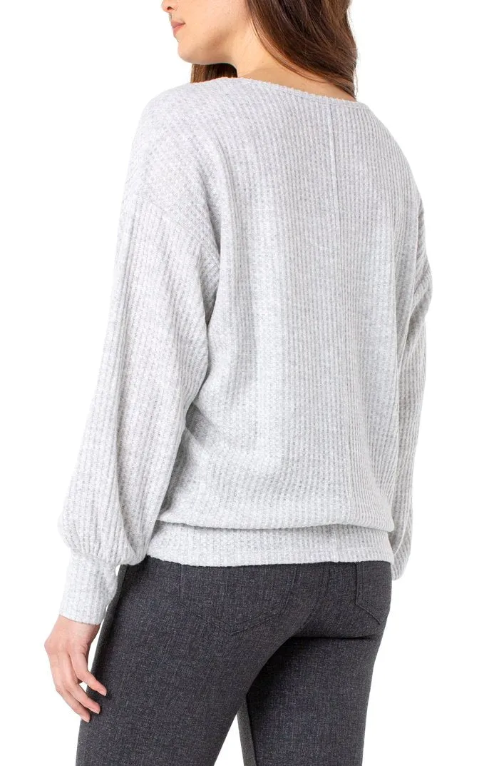Liverpool Easy Dolman Sleeve Light Weight Sweater